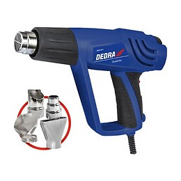 Dtools - Pistolet À Air Chaud - Décapteur Thermique - Puissance 2000w - Témpérature 80-600°c - 3 Vitesses - Bleu