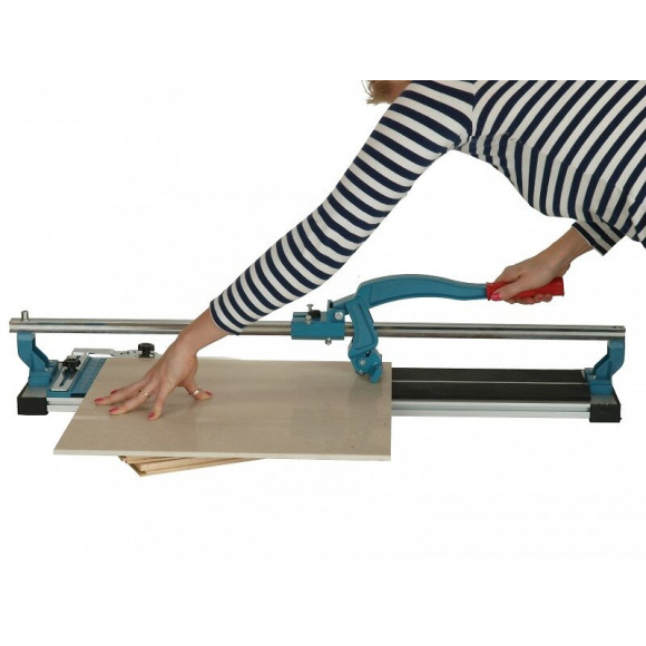 Dtools - Coupeuse Manuelle Profil X - Longueur De Coupe Maximale 70 Cm - Base En Aluminium - Machine À Couper - Vert