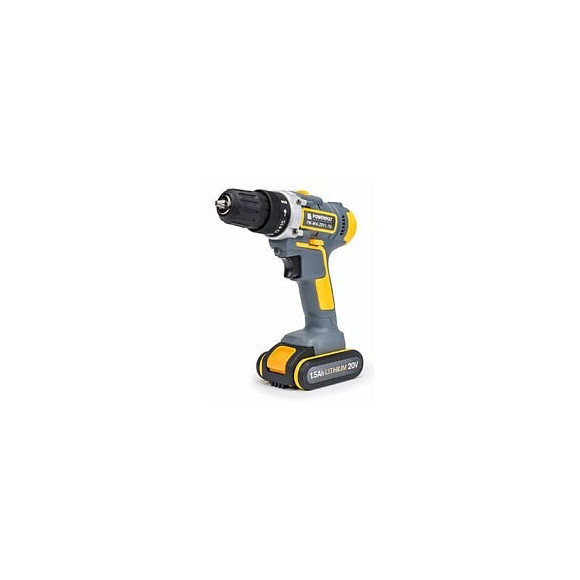 Power Tool - Perceuse Visseuse Sans Fil Compacte Batterie 20v - Couple 30nm - Éclairage Led - Outil Bricolage Atelier Chantier