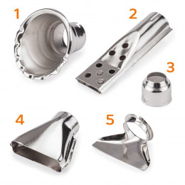 Power Tool - Brûleur Désherbeur Électrique 3en1 - 2000w - 5 Buses - Tension 230v/50hz - 3 Vitesses - Gris