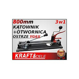 Dcraft - Scie De Table - Épaisseur De Coupe 12 Mm - Longueur De Coupe 800 Mm - Coupe-carreaux - Noir