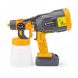 Power Tool - Pistolet À Peinture Hvlp - Alimentation 230v/50hz - Réservoir D'eau 800 Ml - Poids Avec Batterie 1.186 Kg - Gris