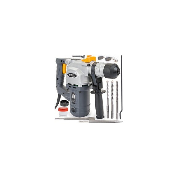 Power Tool - Marteau Perforateur Électrique Avec Percussion 2200w / 4 Joules - Forets Sds - Bourinage/perforage/martelage - Gr