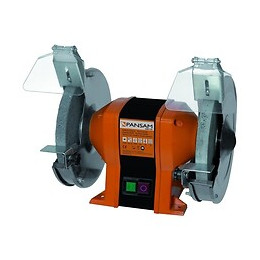 Dtools - Touret À Meuler - Puissance 350w - Voltage 230v - Diamètre Du Disque 200mm - Pour Rectification À Sec - Orange