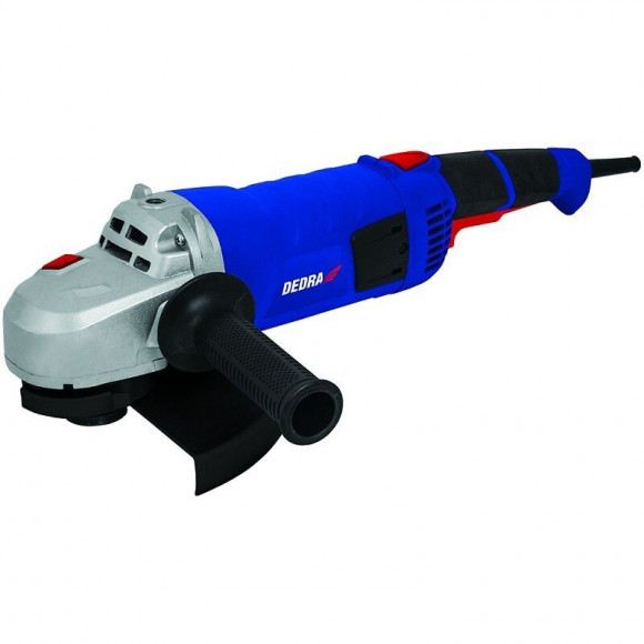 Dtools - Meuleuse D'angle - 2400w - Diamètre Du Disque 230mm - Rotations 6300 Tr/min - M14 - Bleu
