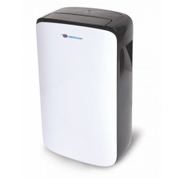 Dtools - Déshumidificateur D'air - 200w - Débit 10 L/24h - Réservoir 1.8l - 48.8x28.7x16.9cm - Minuterie 24h - Blanc