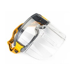 Power Tool - Lunettes De Protection Anti-éclats Avec Masque - Monture En Pvc/nylon - Verre Panoramique - Ajustables - Gris