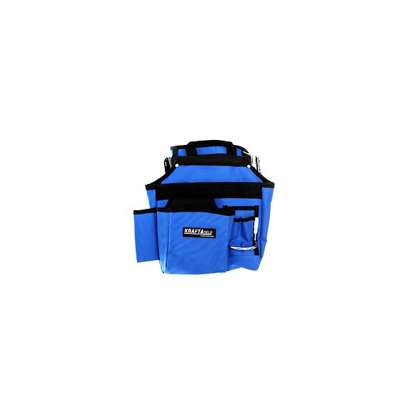 Dcraft - Ceinture À Outils - Crochets À Outils - 18 X Poches - Ceinture De Monteur Pour Travaux En Hauteur - Bleu