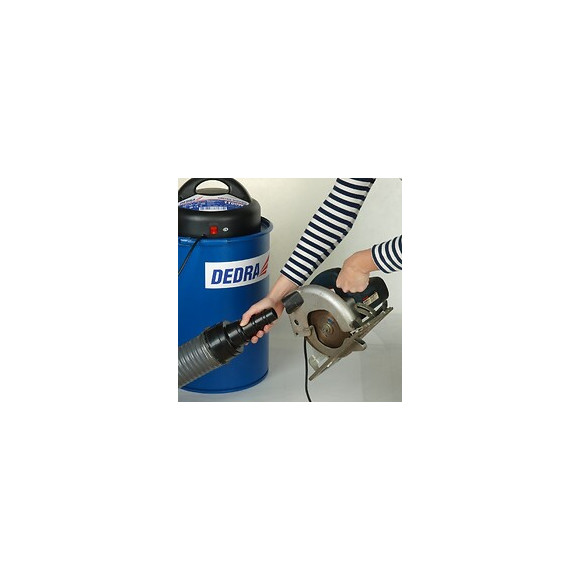 Dtools - Collecteur De Poussière Avec Adaptateur - Puissance 1100 W - 70 L - Aspirateur À Copeaux - Collecteur De Sciure - Bl