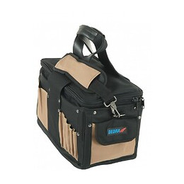 Dtools - Sac Carré À Outils En Polyester 600d - 40x24,5x23 - Avec Bandoulière + Poignée - Transport Outils À Main + Éléc