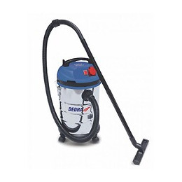 Dtools - Aspirateur Industriel Eau Et Poussière - Puissance 1400 W - Cuve Inox Capacité 30 L - Aspirateur Atelier - Filtre He