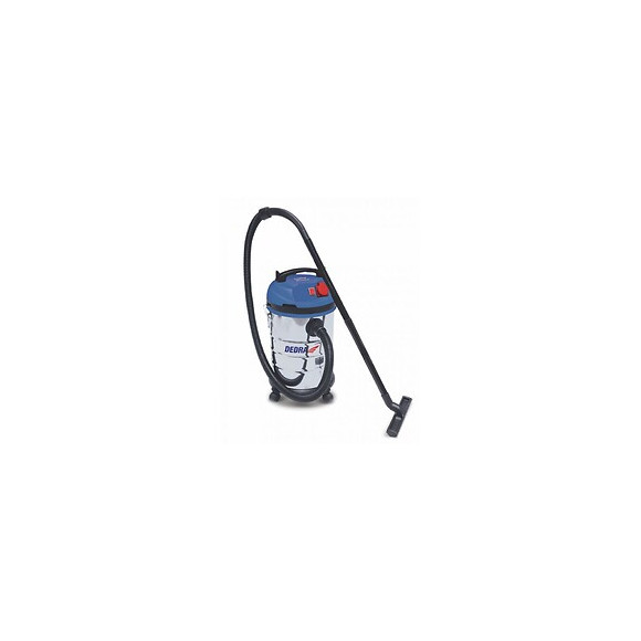 Dtools - Aspirateur Industriel Eau Et Poussière - Puissance 1400 W - Cuve Inox Capacité 30 L - Aspirateur Atelier - Filtre He