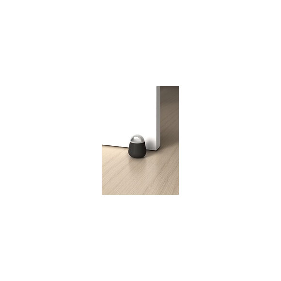 Bloque-porte Amovible Rei Caoutchouc Softouch Anthracite Diam.6 Cm X H.8.5 Cm