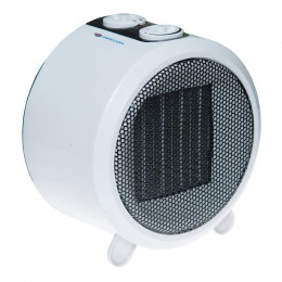 Dtools -  Radiateur Soufflant - Chauffage D'appoint - Puissance 1000/2000w - Thermostat - Diffusion De L'air Tiède-froid-chaud
