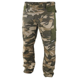 Dtools - Pantalon De Protection Long Taille S - 9 Poches - 97% Coton 3% Élasthanne - Réglage Du Tour De La Taille - Vert