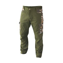 Dtools - Pantalon De Protection Long Taille M - 9 Poches - 97% Coton 3% Élasthanne - Réglage Du Tour De La Taille - Vert