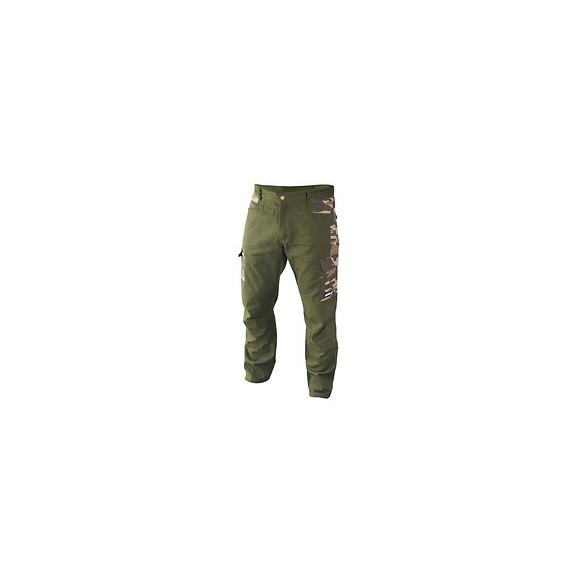 Dtools - Pantalon De Protection Long Taille S - 9 Poches - 97% Coton 3% Élasthanne - Réglage Du Tour De La Taille - Vert