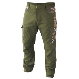 Dtools - Pantalon De Protection Long Taille M - 9 Poches - 97% Coton 3% Élasthanne - Réglage Du Tour De La Taille - Vert