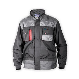 Dtools - Veste De Protection Taille Xl - 65% Polyester 35% Coton - Renforts Au Cou Et Aux Coudes - Gris