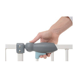 Barrière Métal Cléo, Portillon, À Pression 73-81cm, Hauteur 77cm