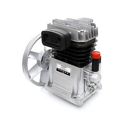 Dcraft - Tête De Compression Nue 2 Cylindres Fonte 1,5 Kw/2 Cv - Débit 300 L/min Pression 8bar -  Volant Filtre D'aspiration 