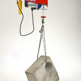 Dtools - Treuil Palan Électrique Garage/atelier - Charge Max 125 Kg - Hauteur De Levage 12 M - Machine Outil D'atelier - Manut