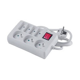 Bloc Rectangulaire 7 Prises (3 X 16a + 4 X 6a)