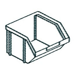 Bac Porte-objets Pour Panneau Mural 90 X 100 X 50 Mm