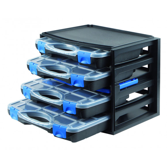 Rangement De 4 Mallettes