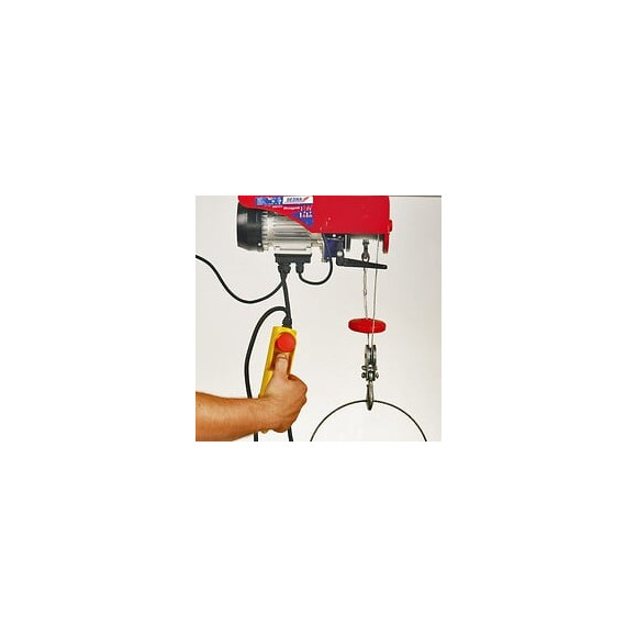 Dtools - Treuil Palan Électrique Garage/atelier - Charge Max 125 Kg - Hauteur De Levage 12 M - Machine Outil D'atelier - Manut