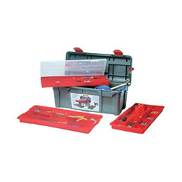 Boite À Outils Avec 2 Baladeurs Et Un Organiseur