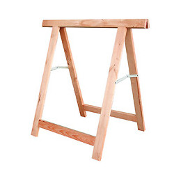 Tréteau Bois Dur Artisan 80x80cm