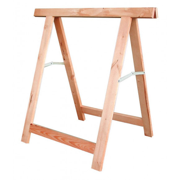 Tréteau Bois Dur Artisan 80x80cm