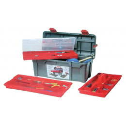 Boite À Outils Avec 2 Baladeurs Et Un Organiseur