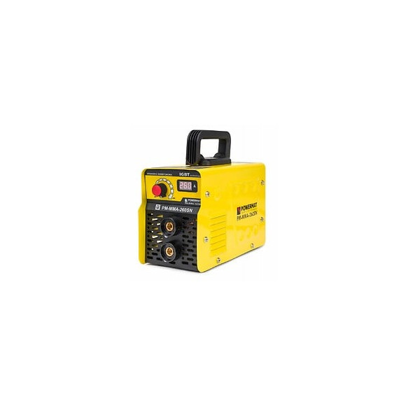 Power Tool - Poste À Souder À L'arc 20-260a - 7,4kva - Courant Soudage 260a - Hot Start Anti Stick Arc Force - Jaune