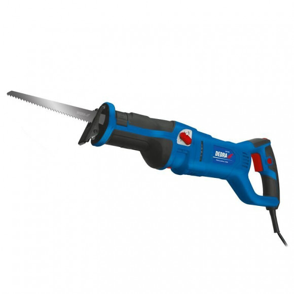 Dtools - Scie Sabre Électrique 1200 W - Course De Lame 28 Mm - Vitesse 2800 1/min - 2 Lames Inclus - Bleu