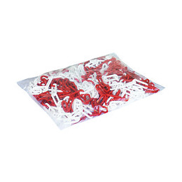 Chaîne Plastique Rouge Et Blanc 25 M - Ø 6 Mm