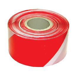 Ruban Signalisation Blanc/rouge 100m