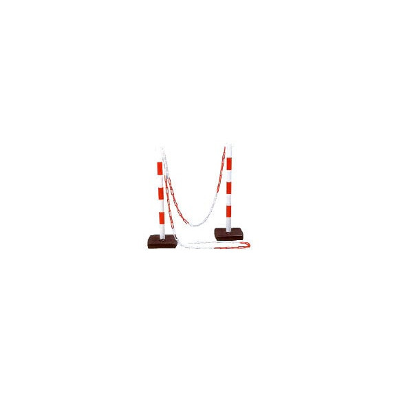 Poteau Signalisation Pour Chaîne Plastique S/socle