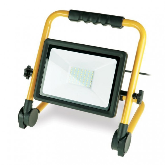 Dtools - Lampe D'atelier - 50w - Flux Lumineux 4000lm - Température 6500k - Projecteur Led - Jaune