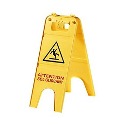 Panneau Signalisation Sol Glissant - 228 X H. 600 Mm 750 G