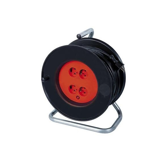 Enrouleur De Câble Électrique 4 Prises 25 M 3100 W