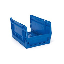 Bac De Rangemement Pliable Bleu 15 L