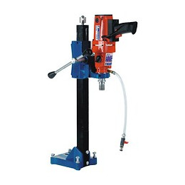 Dtools - Carotteuse Béton 1,5 Kw -  Perceuse À Trépans - Carottier Avec Support - 3 Vitesses - Outil Chantier Bricolage - Or