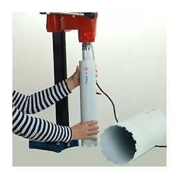 Dtools - Carotteuse Béton 2.4  Kw -  Perceuse À Trépans - Carottier Avec Support - 1 Vitesse - Outil Chantier Bricolage - Or