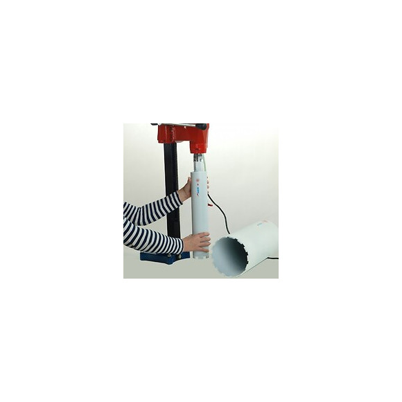 Dtools - Carotteuse Béton 2.4  Kw -  Perceuse À Trépans - Carottier Avec Support - 1 Vitesse - Outil Chantier Bricolage - Or