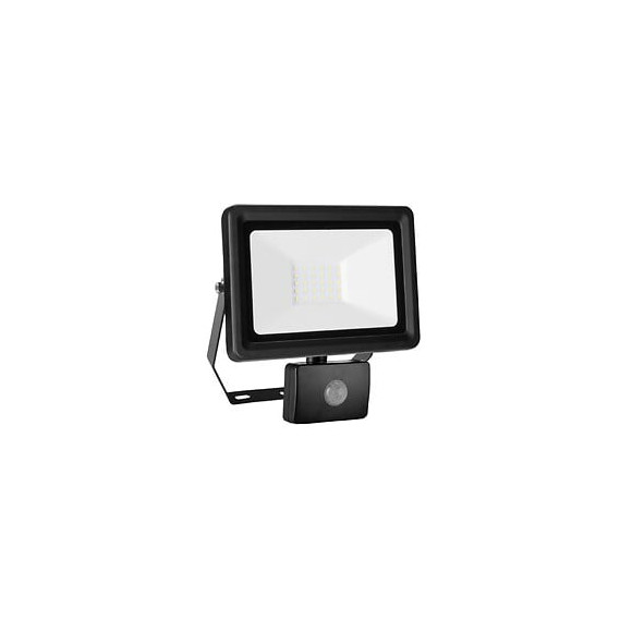 Dtools - Lampe D'atelier Murale Avec Détecteur De Mouvement - 30w - Flux Lumineux 2250lm - Projecteur Led - Noir
