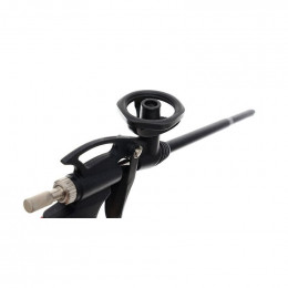 Dcraft - Pistolet À Mousse De Montage - Revêtement En Téflon - Travaux D'isolation Avec Mousse De Polyuréthane - Rouge