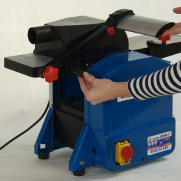 Dtools - Dégauchisseuse-raboteuse - Puissance 1100 W - Dégauchisseuse D'établi - Usinage Bois - Outil Chantier Atelier - Ble