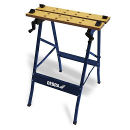 Dtools - Établi - Capacité De Charge 100kg - Hauteur 76cm - Longueur 56cm - Pliable - Noir